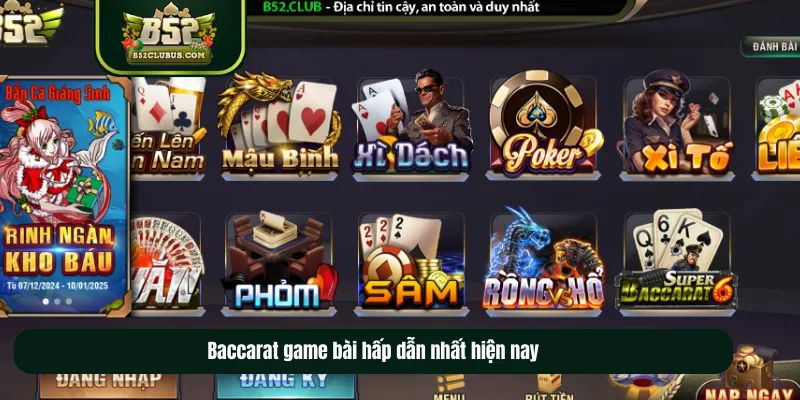 Baccarat game bài hấp dẫn nhất hiện nay Baccarat game bài hấp dẫn nhất hiện nay